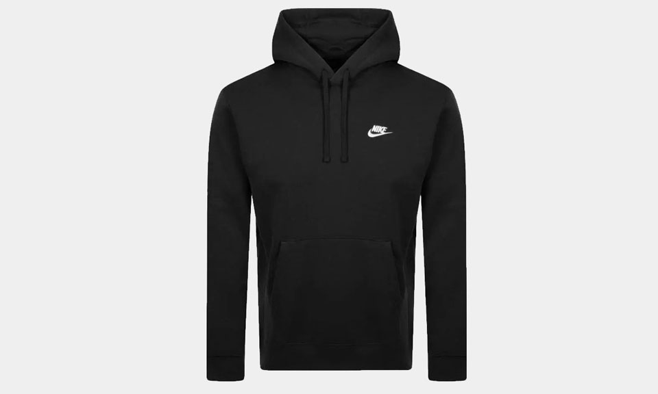 Nike Club Hooded Tracksuit Mens Black